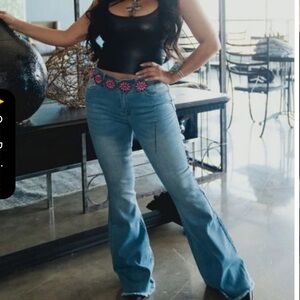 Lucky and Blessed Flare Jeans